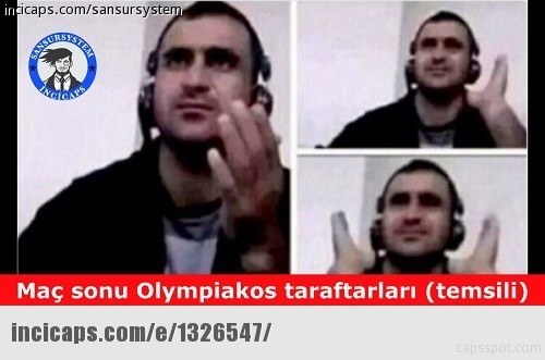 Beşiktaş - Olympiakos maçı capslari 8