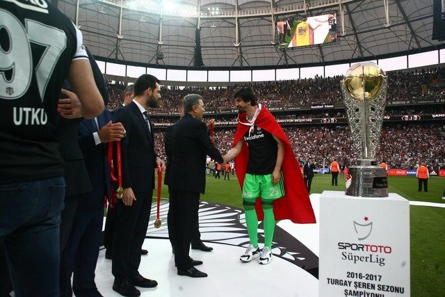 Beşiktaş'ın şampiyonluk kutlamasından kareler 19