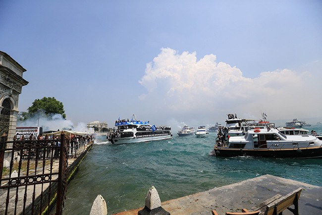 Beşiktaş'ın şampiyonluk kutlamasından kareler 65