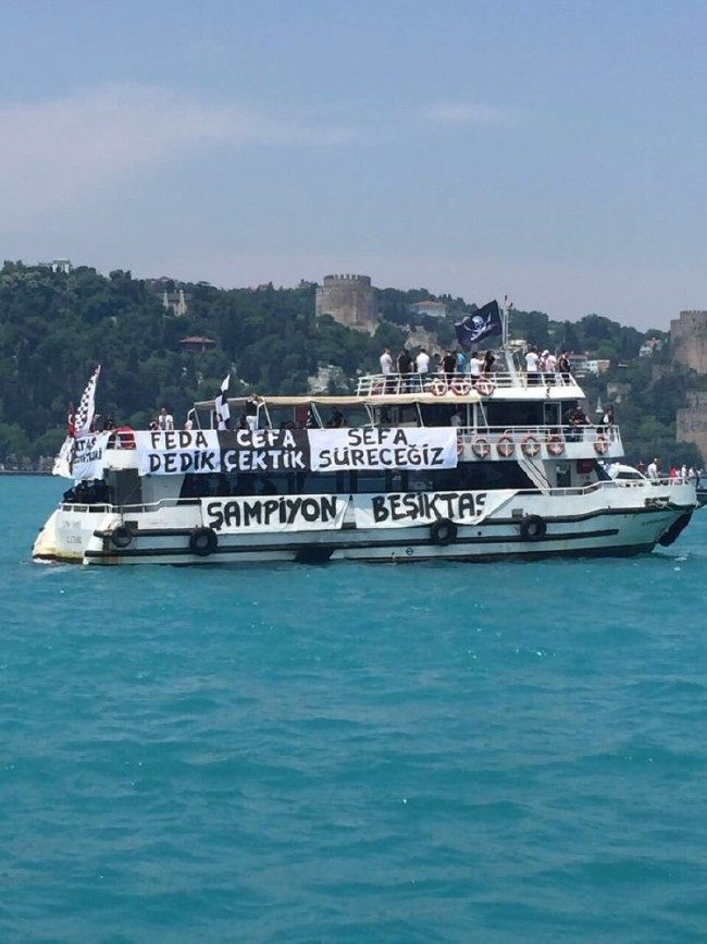 Beşiktaş'ın şampiyonluk kutlamasından kareler 81