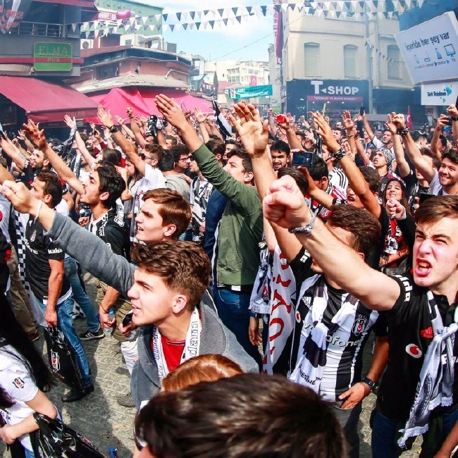 Beşiktaş'ın şampiyonluk kutlamasından kareler 82