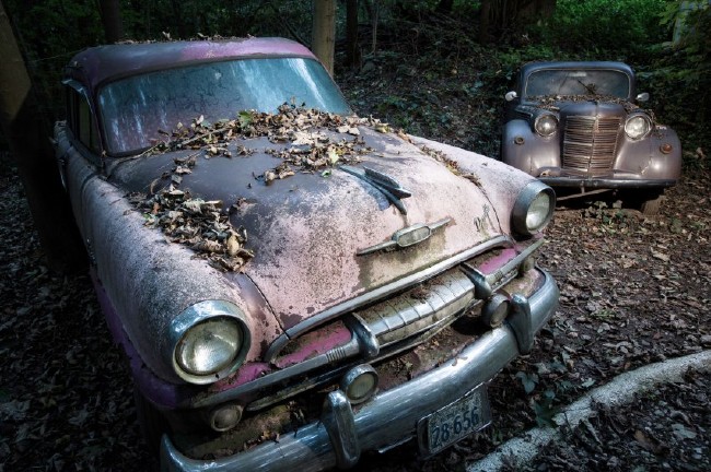 Sanat için otomobillerini hurdaya çıkardı 7