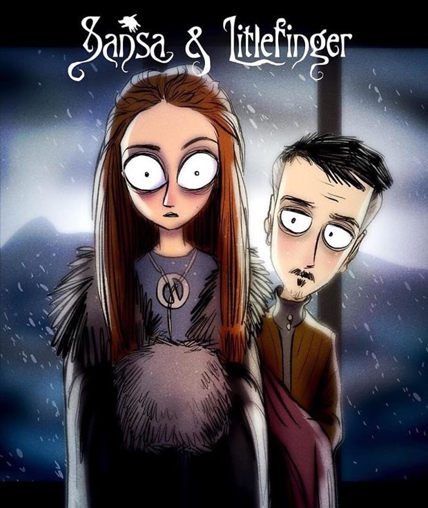 Game of Thrones karakterleri çizgi olsaydı 11