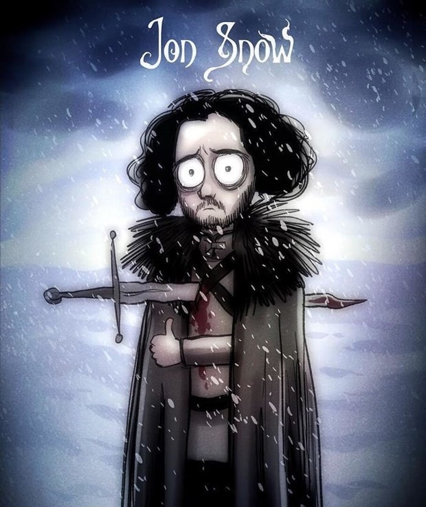 Game of Thrones karakterleri çizgi olsaydı 2