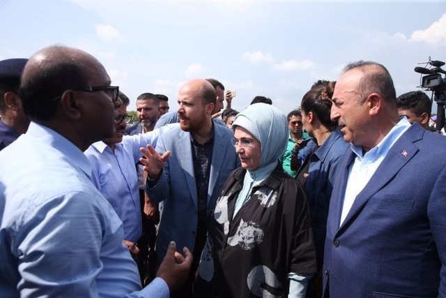Emine Erdoğan acılarına ortak oldu 14