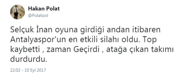 Selçuk İnan'a Antalya maçı sonrası büyük tepki 13