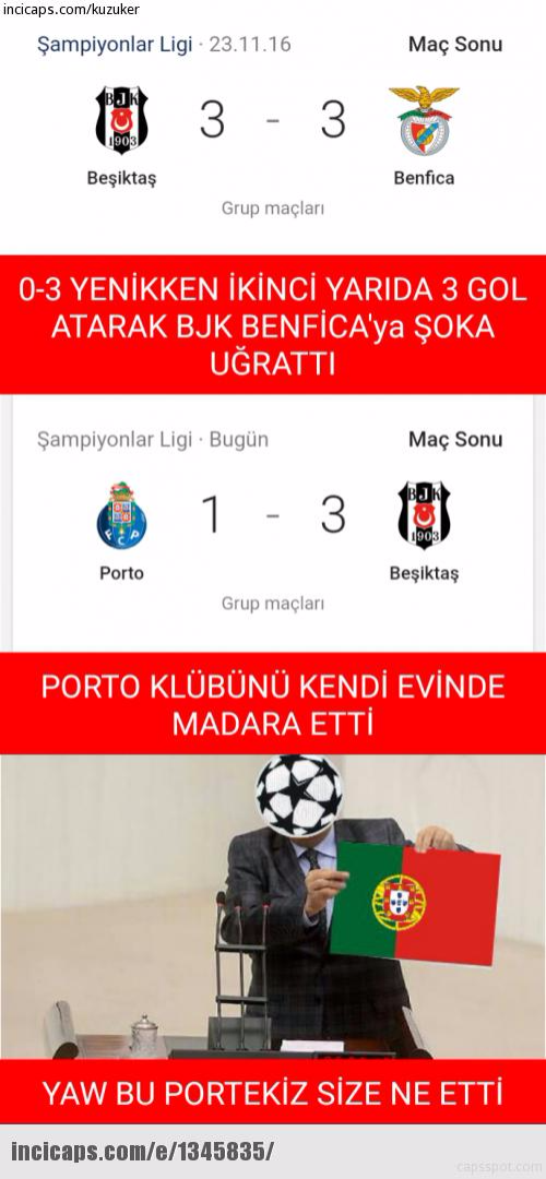 Porto Beşiktaş maçı capsleri sosyal medyayı salladı 5