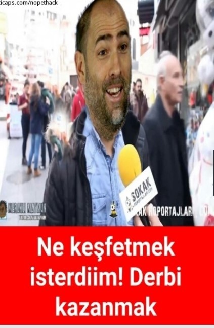 Galatasaray-Fenerbahçe maçı capsleri 28