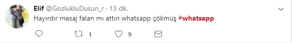 WhatsApp çöktü sosyal medya yıkıldı 11