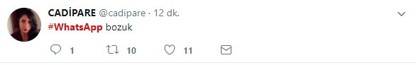 WhatsApp çöktü sosyal medya yıkıldı 12