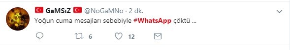 WhatsApp çöktü sosyal medya yıkıldı 14