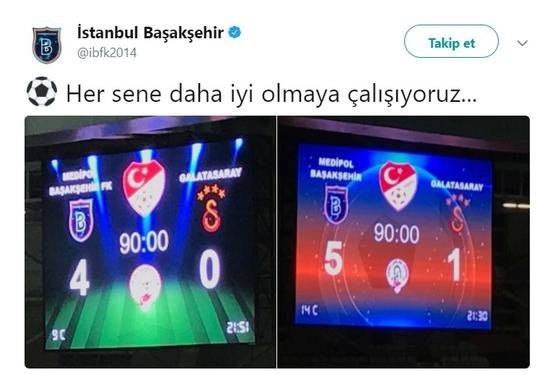 Başakşehir Galatasaray maçı capsleri patladı 23