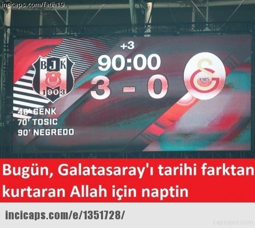 Beşiktaş Galatasaray maçı capsleri patladı 20