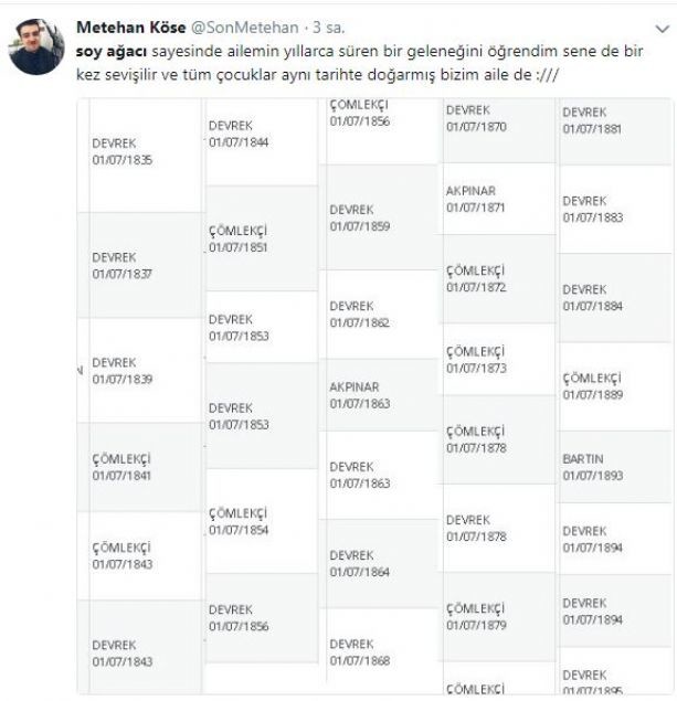 'Soy ağacı altüst' oldu, sosyal medya yıkıldı 9