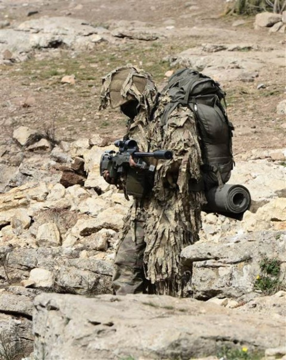 Teröristlerin korkulu rüyası keskin nişancılar Afrin'de 15