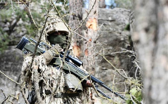 Teröristlerin korkulu rüyası keskin nişancılar Afrin'de 2