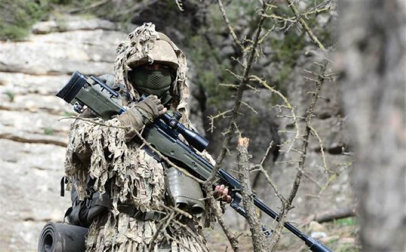 Teröristlerin korkulu rüyası keskin nişancılar Afrin'de 9