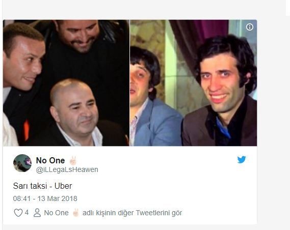 Sosyal medyada 'Sarı taksi ve Uber' karşılaştırması 5
