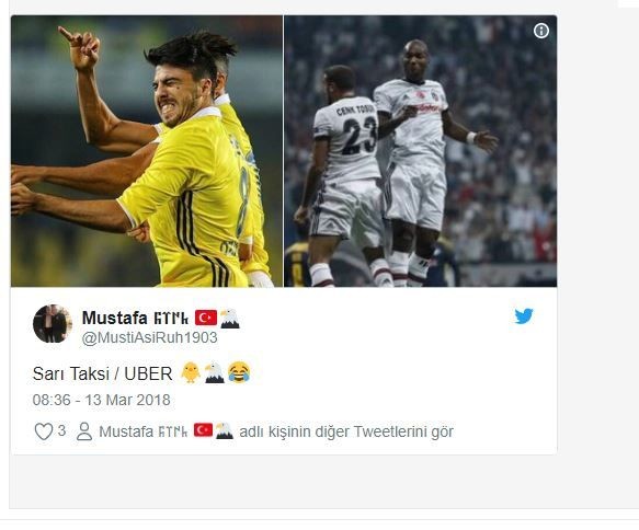 Sosyal medyada 'Sarı taksi ve Uber' karşılaştırması 6