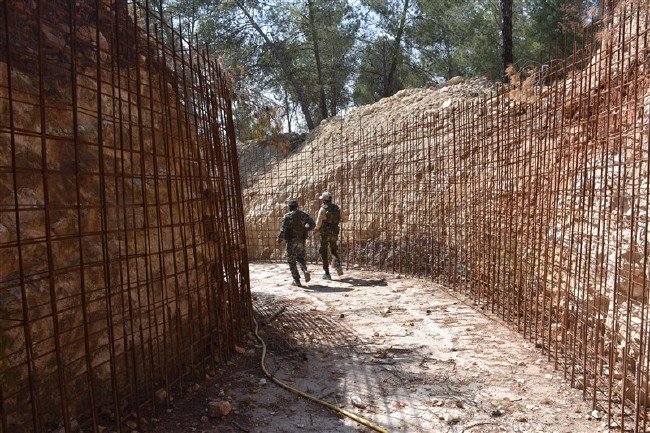 Afrin'de 1000 terörist kapasiteli dev yer altı karargahı 11