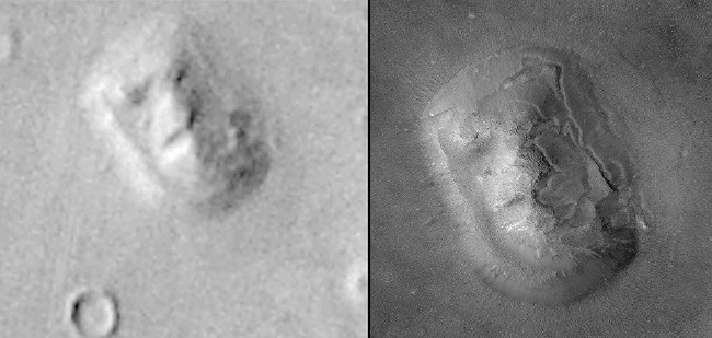 Mars ve Ay'da ilginç görüntüler 4