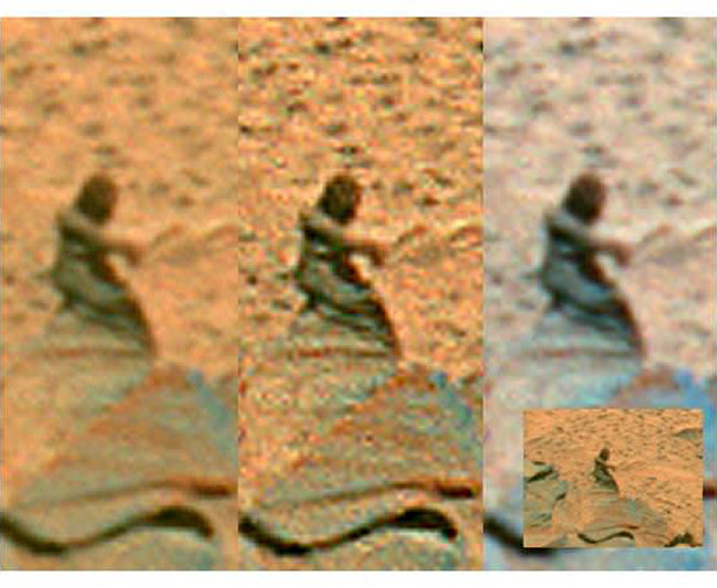 Mars ve Ay'da ilginç görüntüler 8