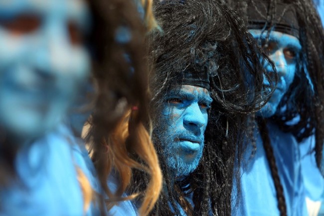 Gazze'de Avatar'lı protesto 24