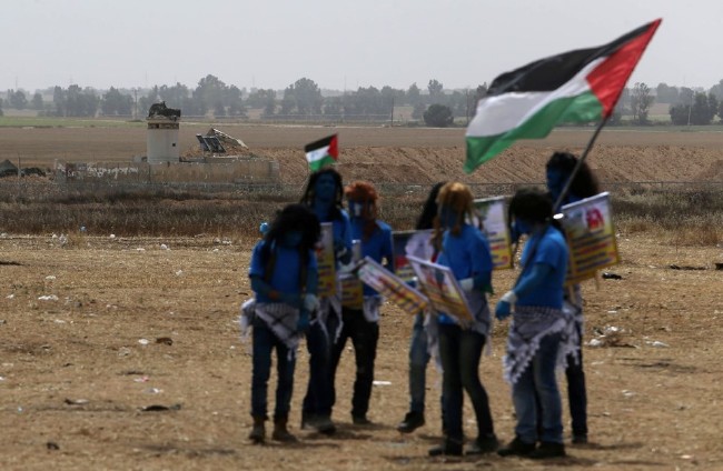 Gazze'de Avatar'lı protesto 3