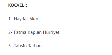 CHP milletvekili aday listesi! İl il 24 Haziran CHP adayları 8