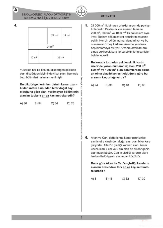 2018 LGS soruları ve cevapları... 29