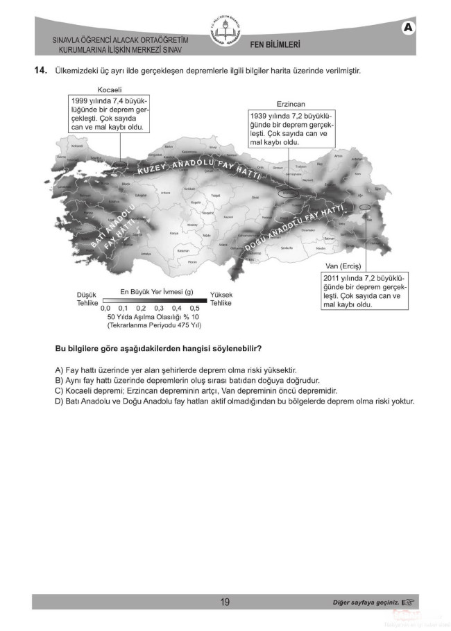 2018 LGS soruları ve cevapları... 44
