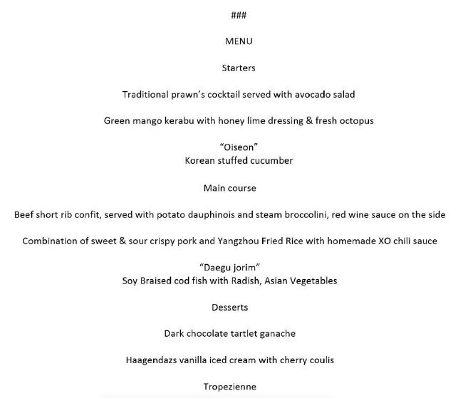 Donald Trump ile Kim Jong Un’un büyük zirve menüsü 4