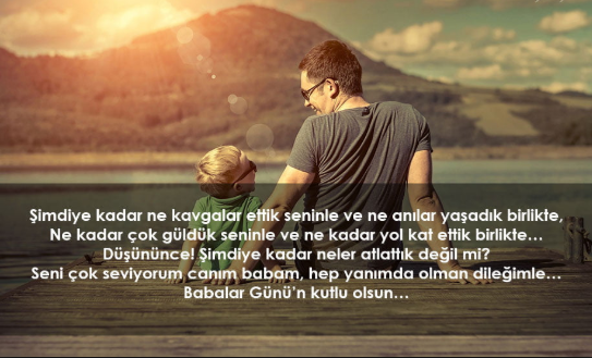 En güzel ve anlamlı resimli 2019 Babalar Günü mesajları 26