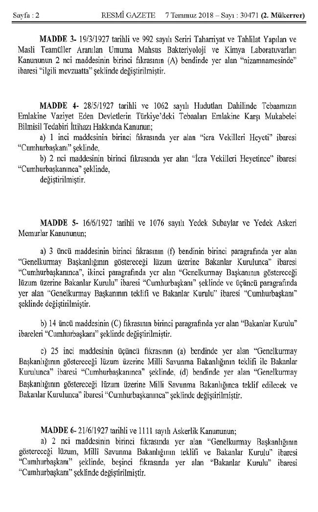 İşte 700 nolu uyum KHK'sı (tam metin) 2