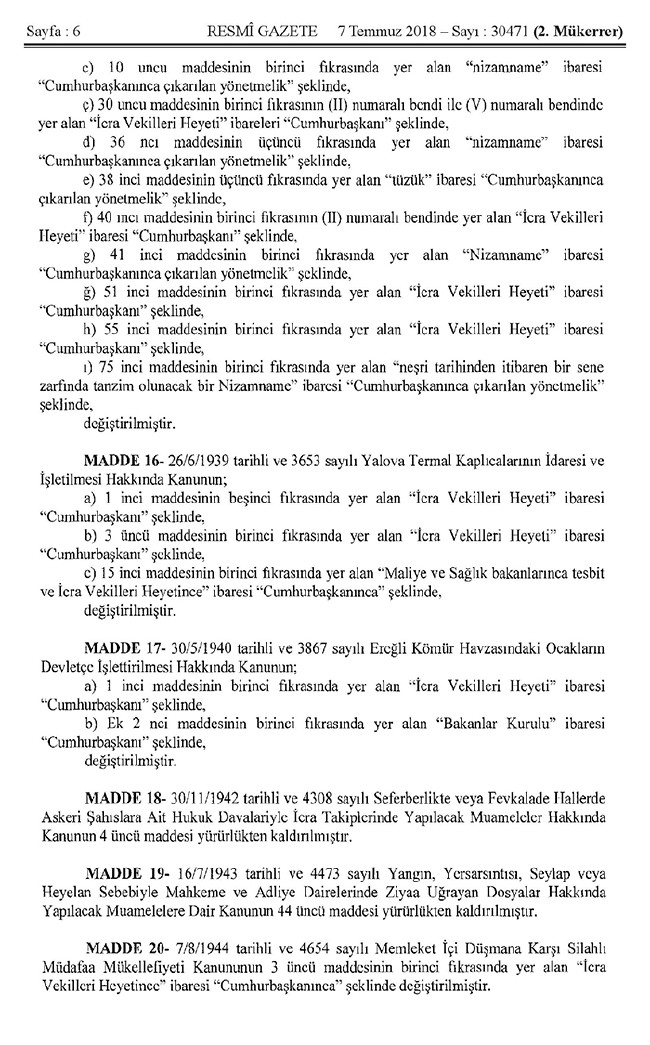 İşte 700 nolu uyum KHK'sı (tam metin) 6