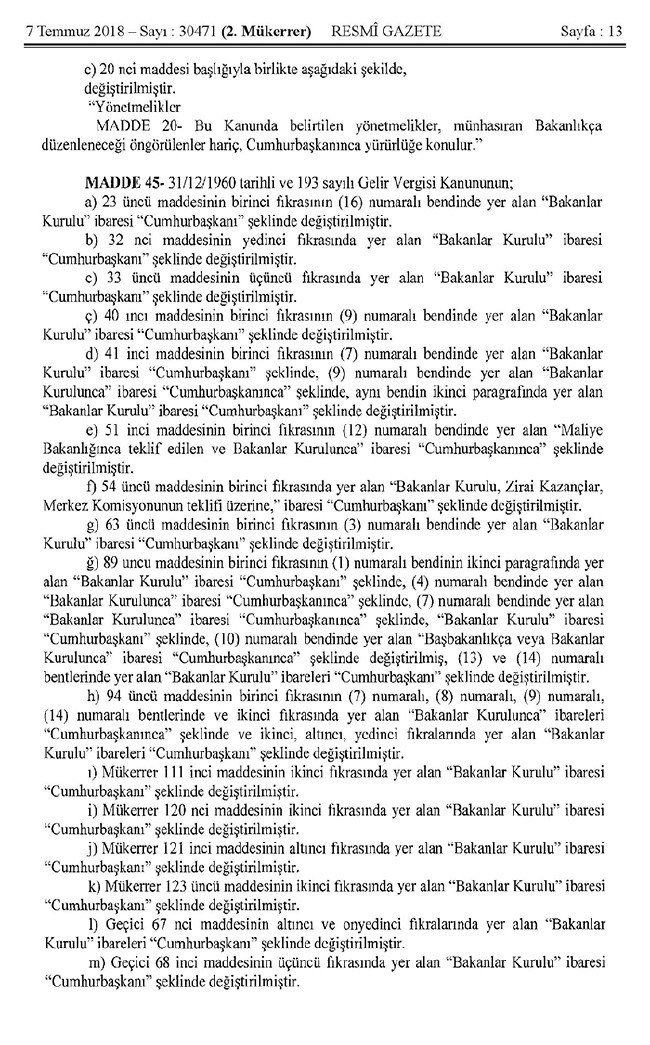 İşte 700 nolu uyum KHK'sı (tam metin) 13