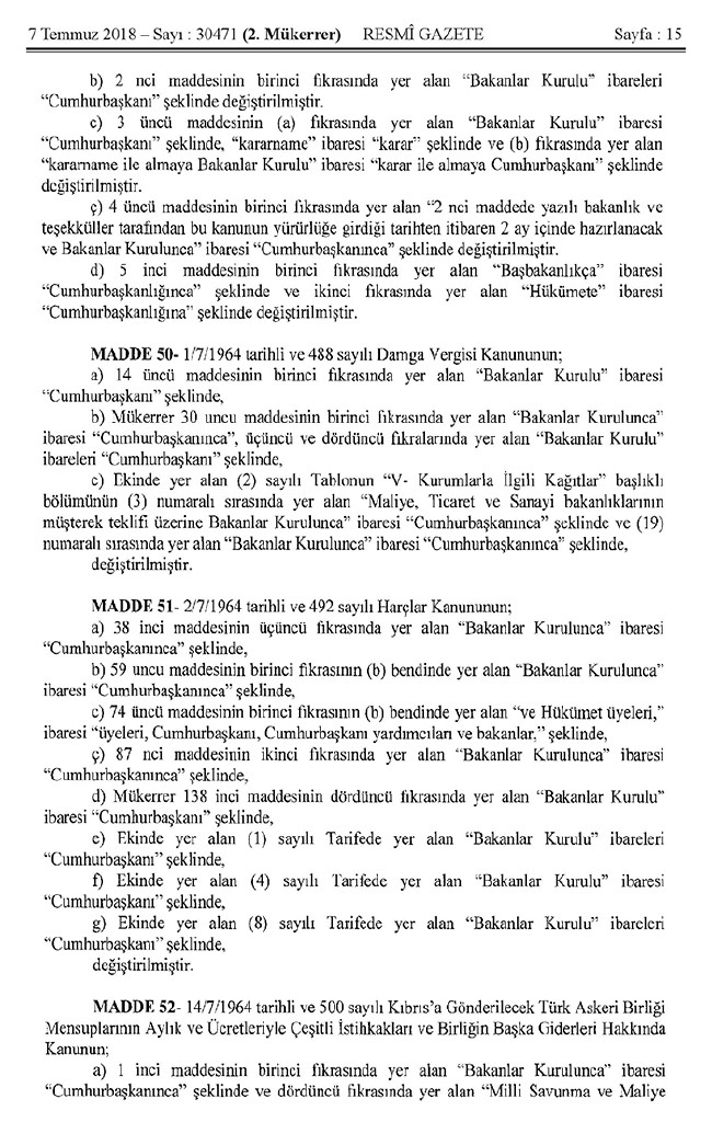 İşte 700 nolu uyum KHK'sı (tam metin) 15