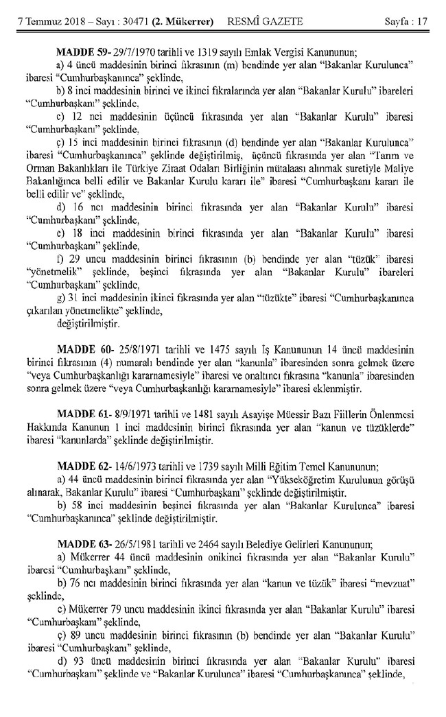 İşte 700 nolu uyum KHK'sı (tam metin) 17