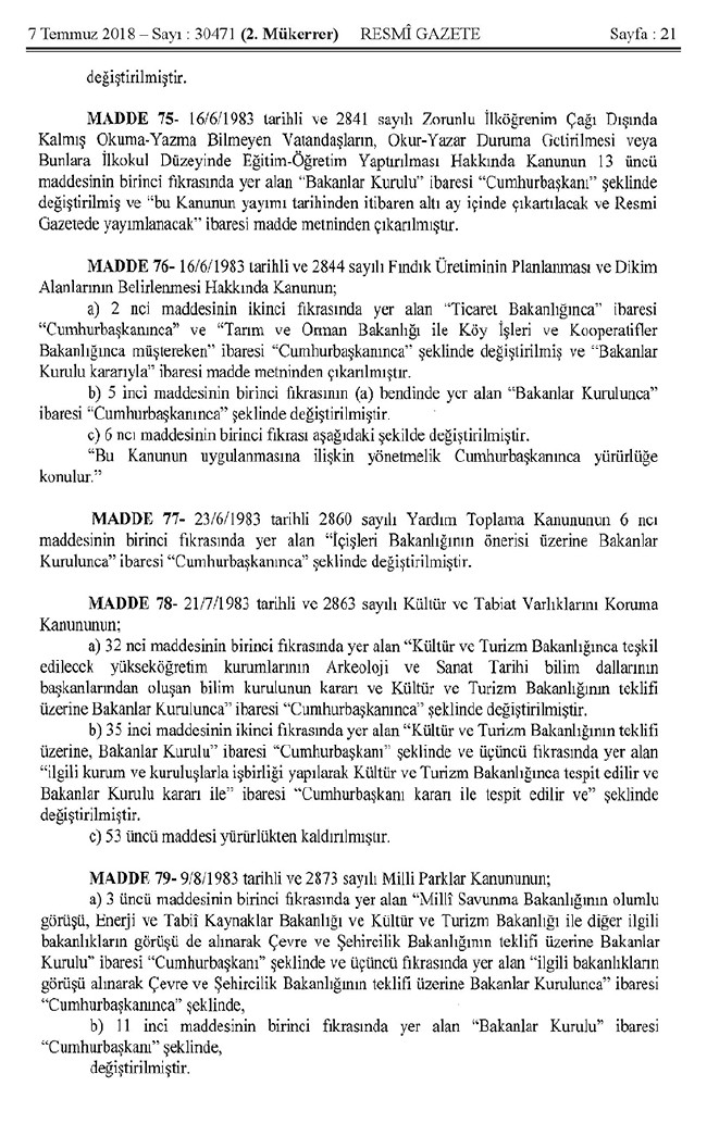 İşte 700 nolu uyum KHK'sı (tam metin) 21