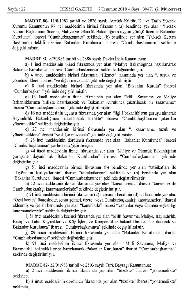 İşte 700 nolu uyum KHK'sı (tam metin) 22