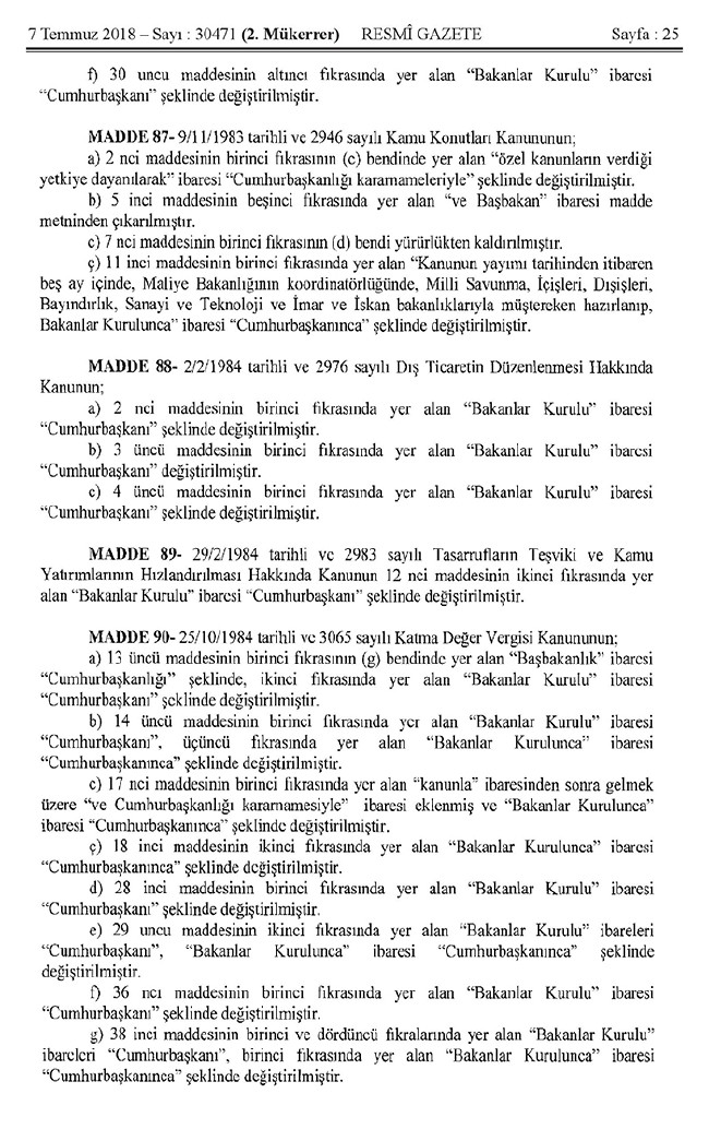 İşte 700 nolu uyum KHK'sı (tam metin) 25