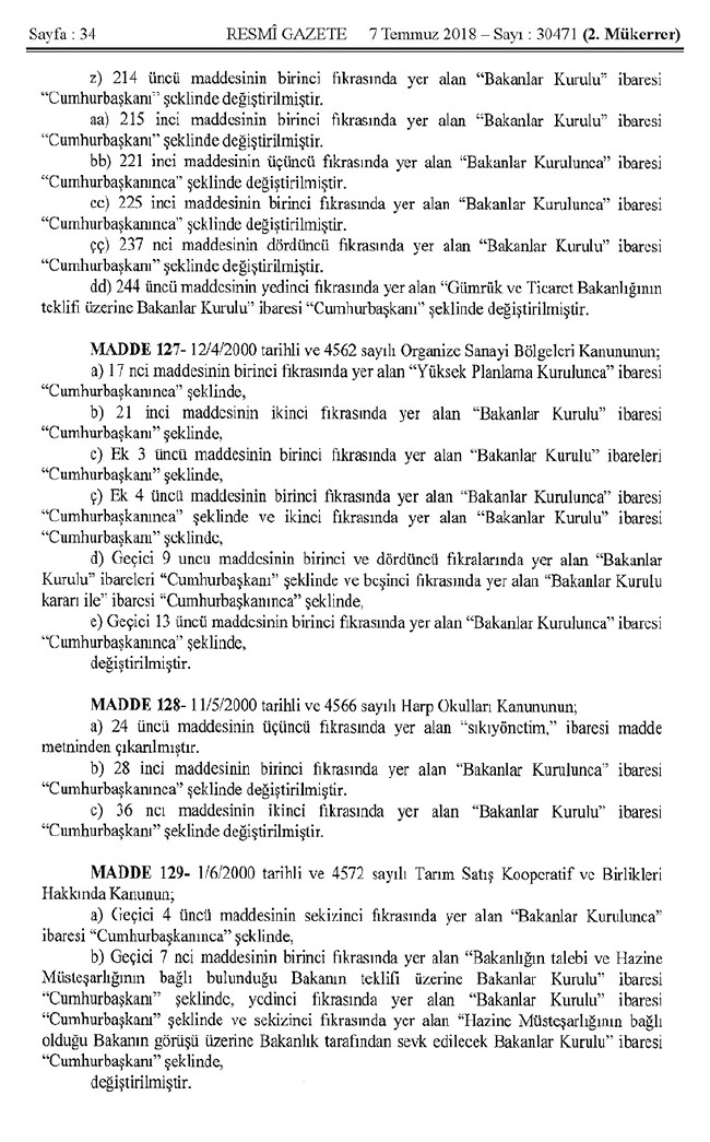 İşte 700 nolu uyum KHK'sı (tam metin) 34