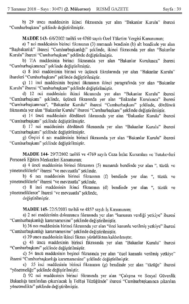 İşte 700 nolu uyum KHK'sı (tam metin) 39
