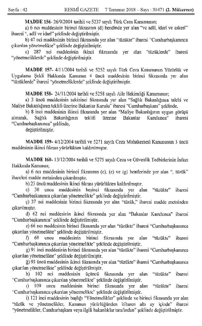 İşte 700 nolu uyum KHK'sı (tam metin) 42