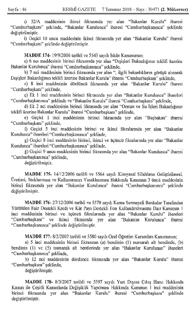 İşte 700 nolu uyum KHK'sı (tam metin) 46