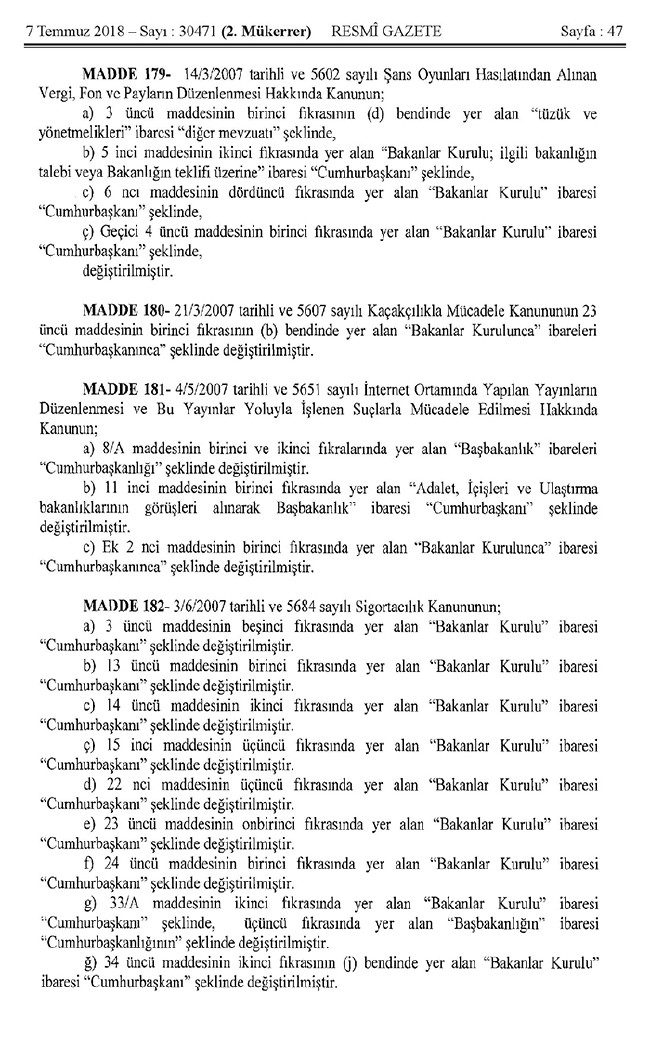 İşte 700 nolu uyum KHK'sı (tam metin) 47