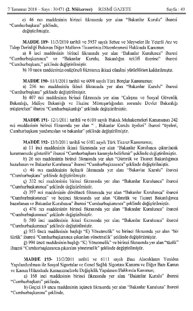 İşte 700 nolu uyum KHK'sı (tam metin) 49