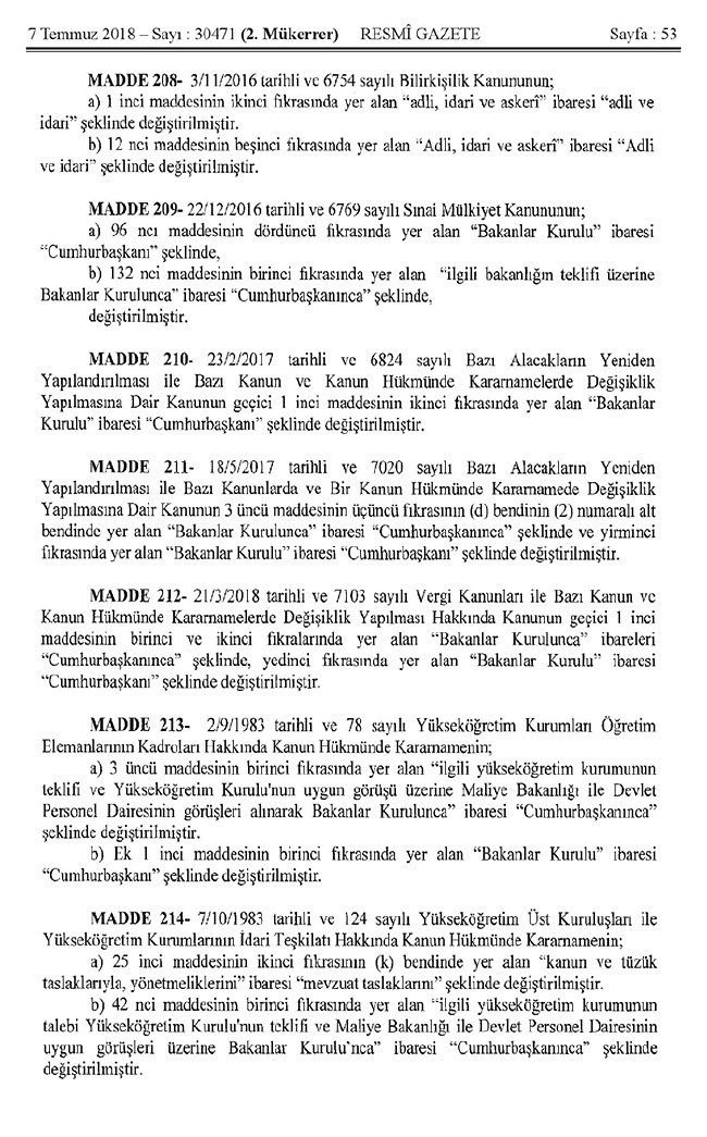 İşte 700 nolu uyum KHK'sı (tam metin) 53