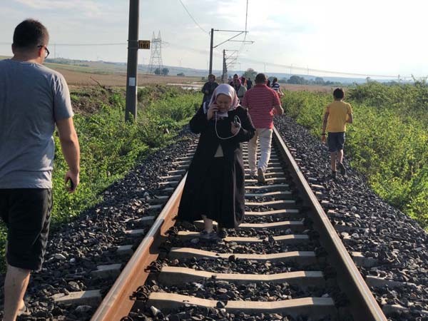 Tekirdağ tren kazası sonrası olay yerinden ilk görüntüler 9