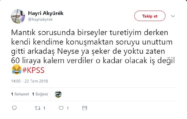 KPSS paylaşımları kahkahaya boğdu 16